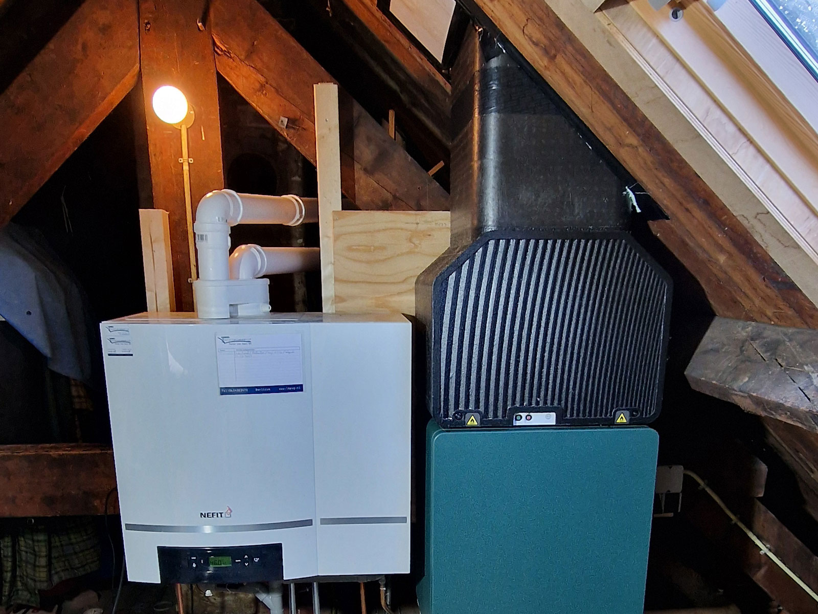 End result after installation of adsorption heat pump in historic house