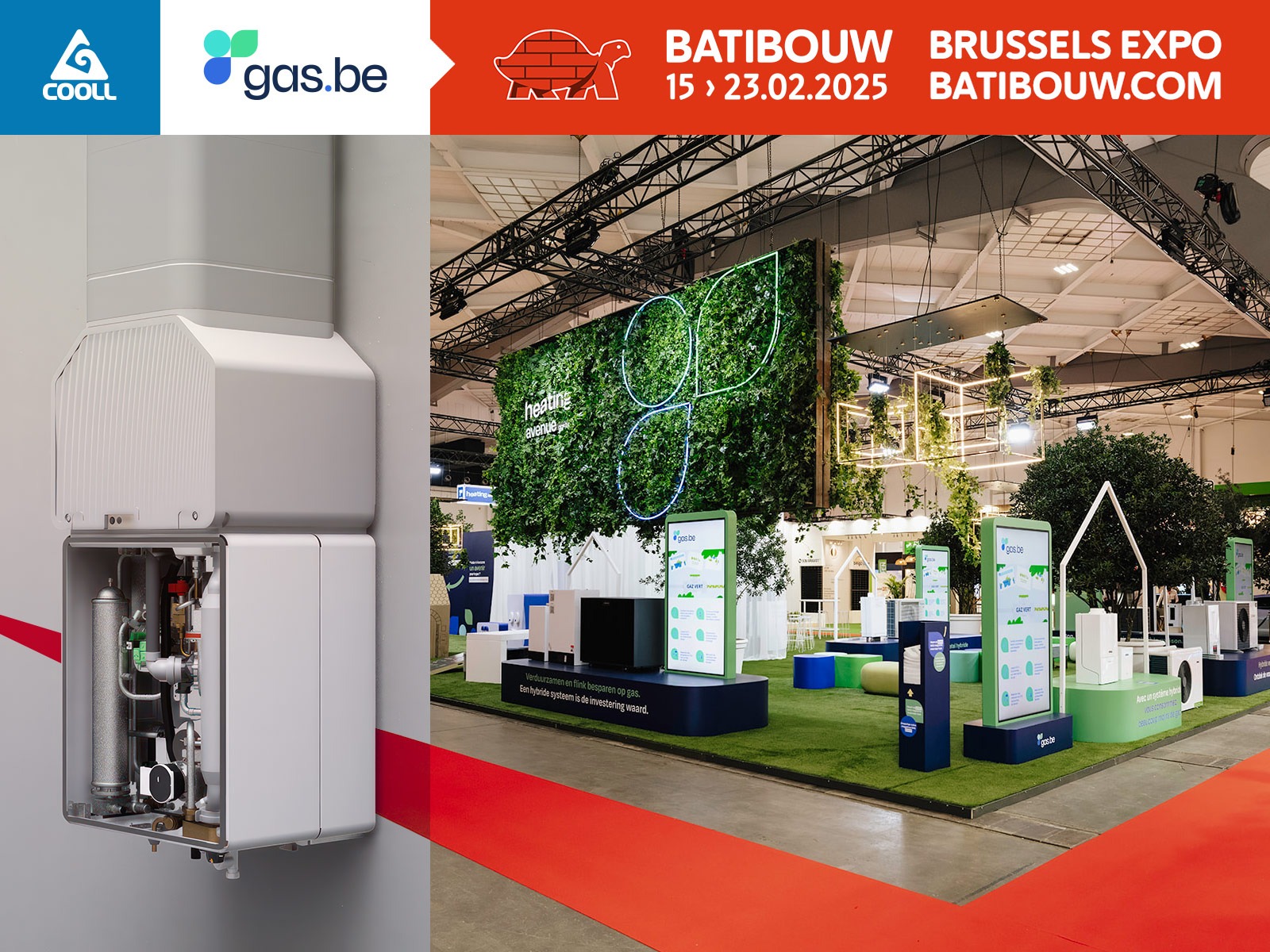 Cooll adsorption heat pump at Batibouw 2025